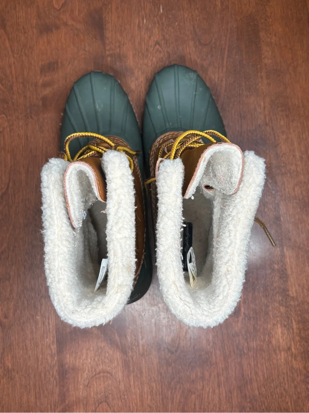 American Eagle Outfitters Duck Boots - Brown & Green
